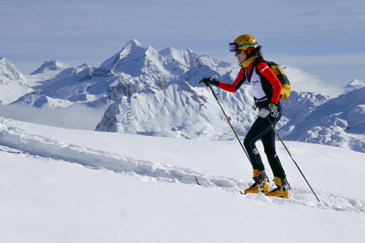 La esquiadora madrileña Fátima de Diego, candidata a los Juegos Olímpicos de 2026